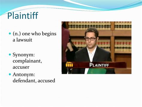 antonym for plaintiff|Plaintiff Synonyms: 7 Synonyms and Antonyms for Plaintiff .